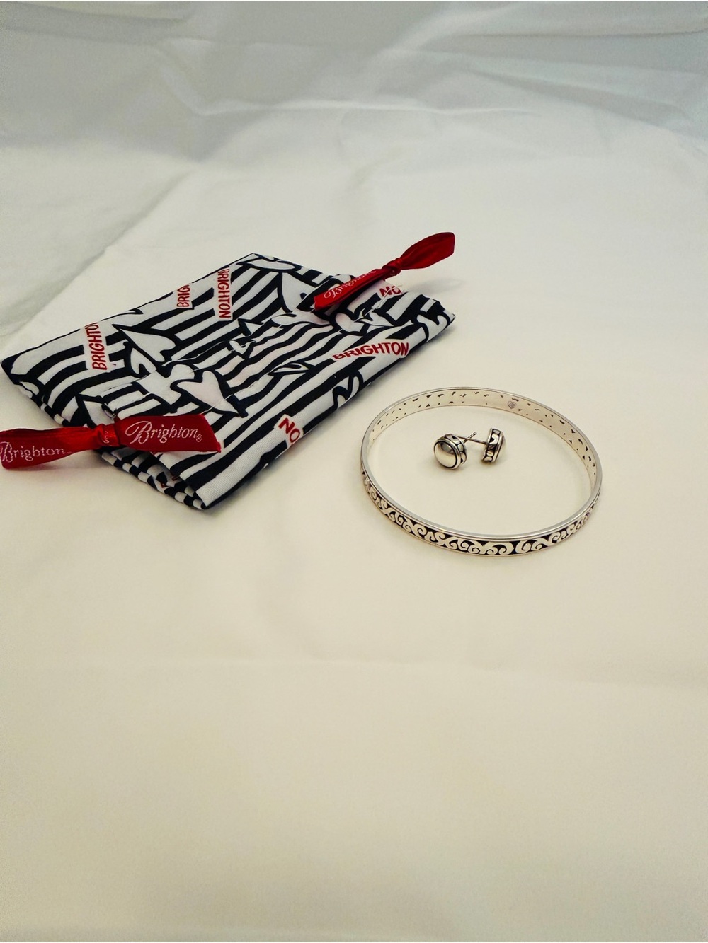 BRIGHTON Bangle Bracelet & Stud Earrings